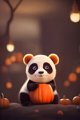 High quality illustration of a panda
