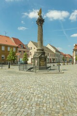 Doberlug-Kirchhain: Kriegerdenkmal am Markt im Ortsteil Kirchhain