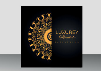 Luxury mandala background with golden mandalas, vector decorative mandala for print, poster, cover, brochure, flyer, and banner.