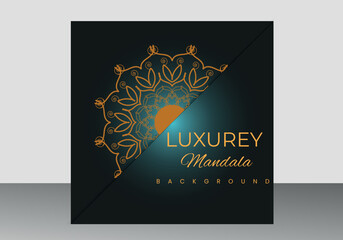 Luxury mandala background with golden mandalas, vector decorative mandala for print, poster, cover, brochure, flyer, and banner.