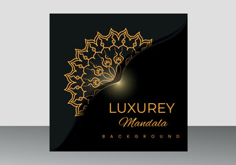 Luxury mandala background with golden mandalas, vector decorative mandala for print, poster, cover, brochure, flyer, and banner.