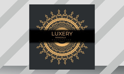 Luxury mandala background with golden mandalas, vector decorative mandala for print, poster, cover, brochure, flyer, and banner.