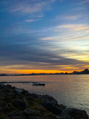 Obraz premium sunset over the sea