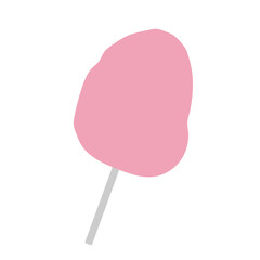 simple pink sweet cotton candy