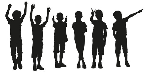 People Silhouette Kids 5