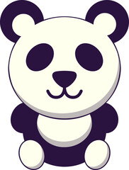 Chinese New Year. Vector detailed cartoon illustration of cartoon panda for web sites, articles, books, adverts, apps and other places