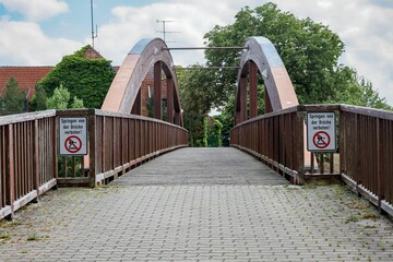 Schwedt - Brücke am Holzhafen