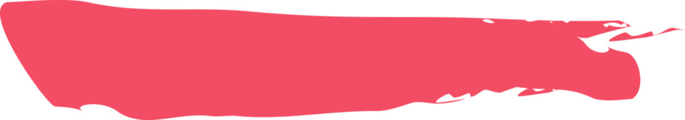 Abstract Red Paintbrush (4)