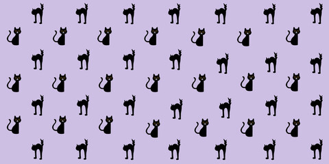 Cute Halloween  Cartoon digital  painting Set pattern wallpaper 