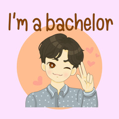 Cute Girl in Cosplay  Cartoon digital  painting Set pattern wallpaper 