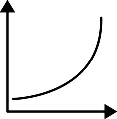 Graph Icon in trendy flat style isolated on grey background. Chart bar symbol for your web site design, logo, app, UI. Vector illustration.eps