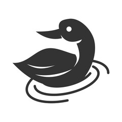 Duck logo vector illustration design template Icon Brand Identity