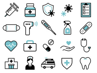 医療のアイコンセット