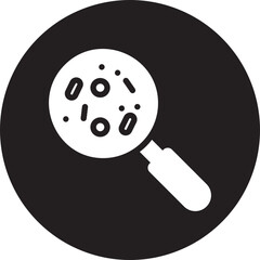 medical research glyph icon