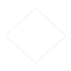 シンプルなダイヤ型のフレーム