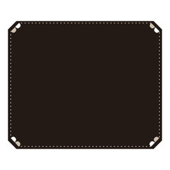 シンプルな点線の四角フレーム