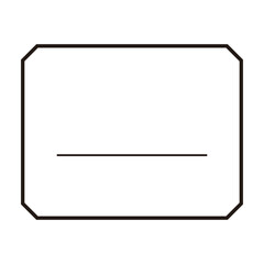 シンプルな四角いフレーム