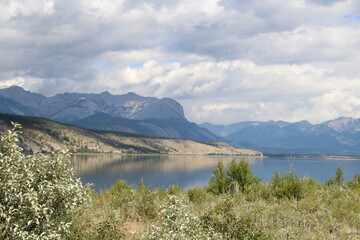 lake and mountains, Jasper National Park, Alberta