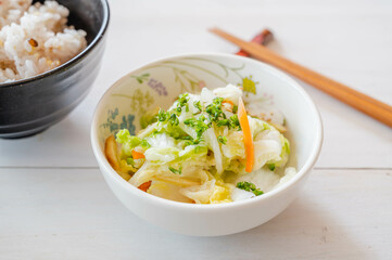 白菜の漬け物