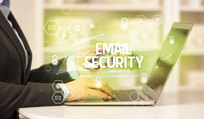 internet security and data protection concept