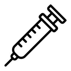 syringe line icon