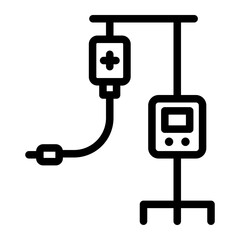 chemotheraphy line icon