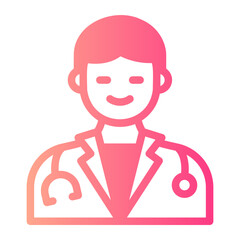 doctor gradient icon
