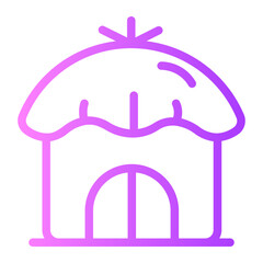 hut gradient icon