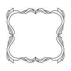 Ornamental vintage frame royalty. - Vector.