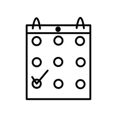 calendar line icon