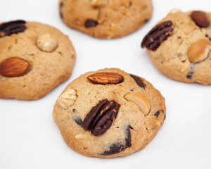 Mix nut chocolate soft cookie