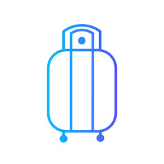 luggage gradient icon