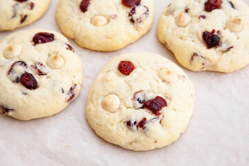 Lemon cranberry white chocolate cookie