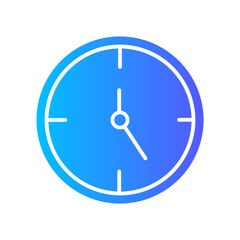 time gradient icon