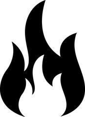 Fire flame logo vector illustration design template. Fire flame icon simple design perfect for all project.eps