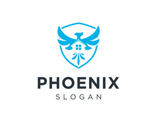 Logo design about Phoenix on a white background. created using the CorelDraw application.