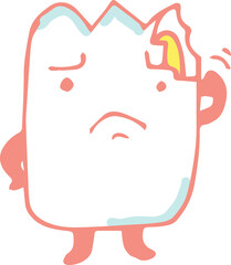 tooth broken cartoon