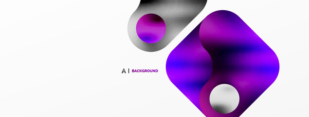 Round shapes and circle geometric abstract background. Vector Illustration For Wallpaper, Banner, Background, Card, Book Illustration, landing page