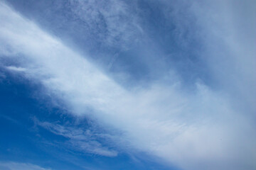 white cloud with blue sky background