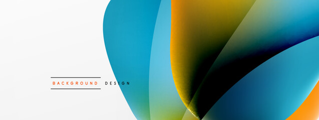 Fluid color abstract background. Liquid gradients, wave pattern. Trendy techno business template for wallpaper, banner, background or landing