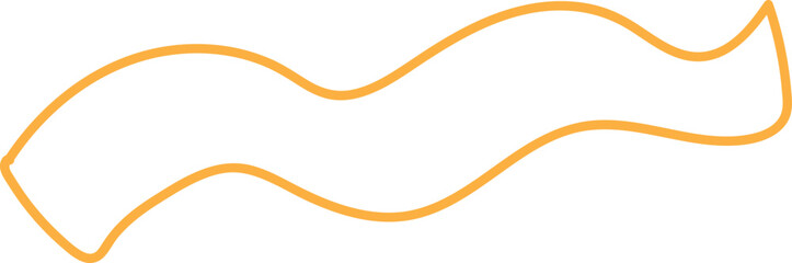 Decorative hand drawn line shapes, Outline doddle lines element best for graphic design, printing, wallpaper and background