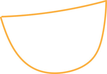 Decorative hand drawn line shapes, Outline doddle lines element best for graphic design, printing, wallpaper and background