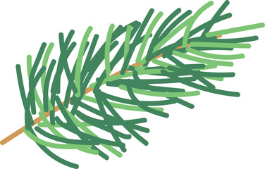 Tree Stick Isolate Ornament Hand Drawn Illustration