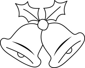 Holy Cherry Bell Ornament Hand Drawn Illustration