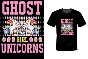 Unicorn T-Shirt Design Template 