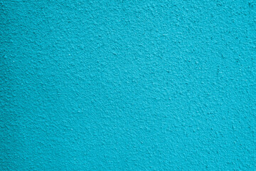 Cement concrete grunge wall texture background, turquoise blue and green color.