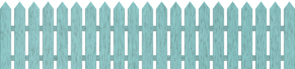 Fototapeta premium Wooden Fence Seamless Loop Transparent Background Png