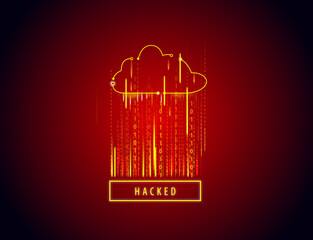 hacked computer cloud