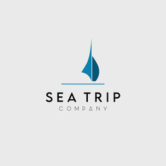 sail logo vector design for use sign identity business