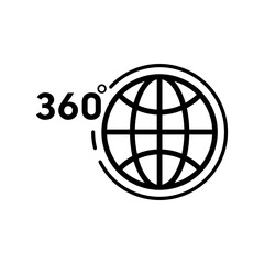 Web icon page symbol for your web design. Internet world vector.